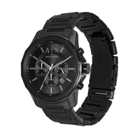 Armani Exchange Chronograph Black Stainless Steel Watch and Bracelet Set AX7153SET Armani Exchange 