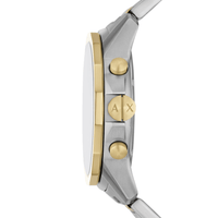 Armani Exchange Chronograph Two-Tone Stainless Steel Watch and Bracelet Set AX7148SET Armani Exchange 