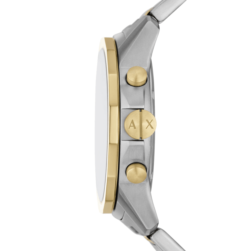Armani Exchange Chronograph Two-Tone Stainless Steel Watch and Bracelet Set AX7148SET Armani Exchange 