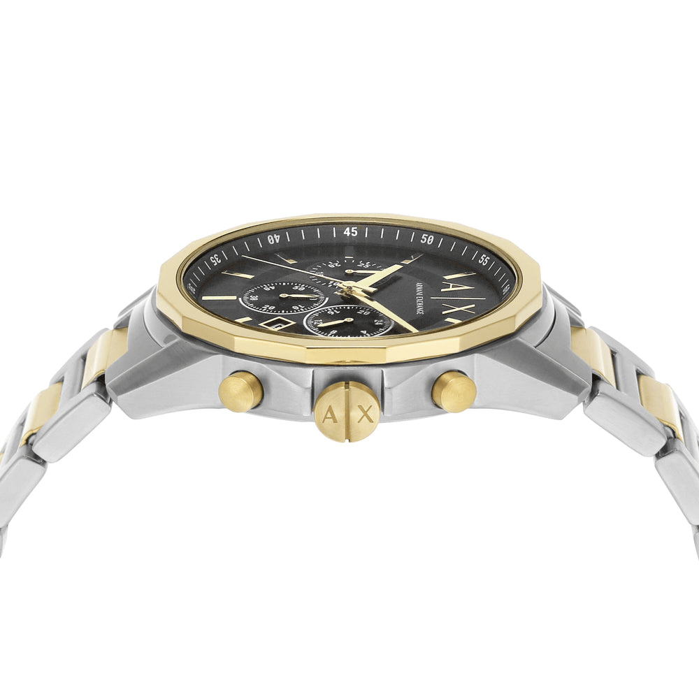 Armani Exchange Chronograph Two-Tone Stainless Steel Watch and Bracelet Set AX7148SET Armani Exchange 