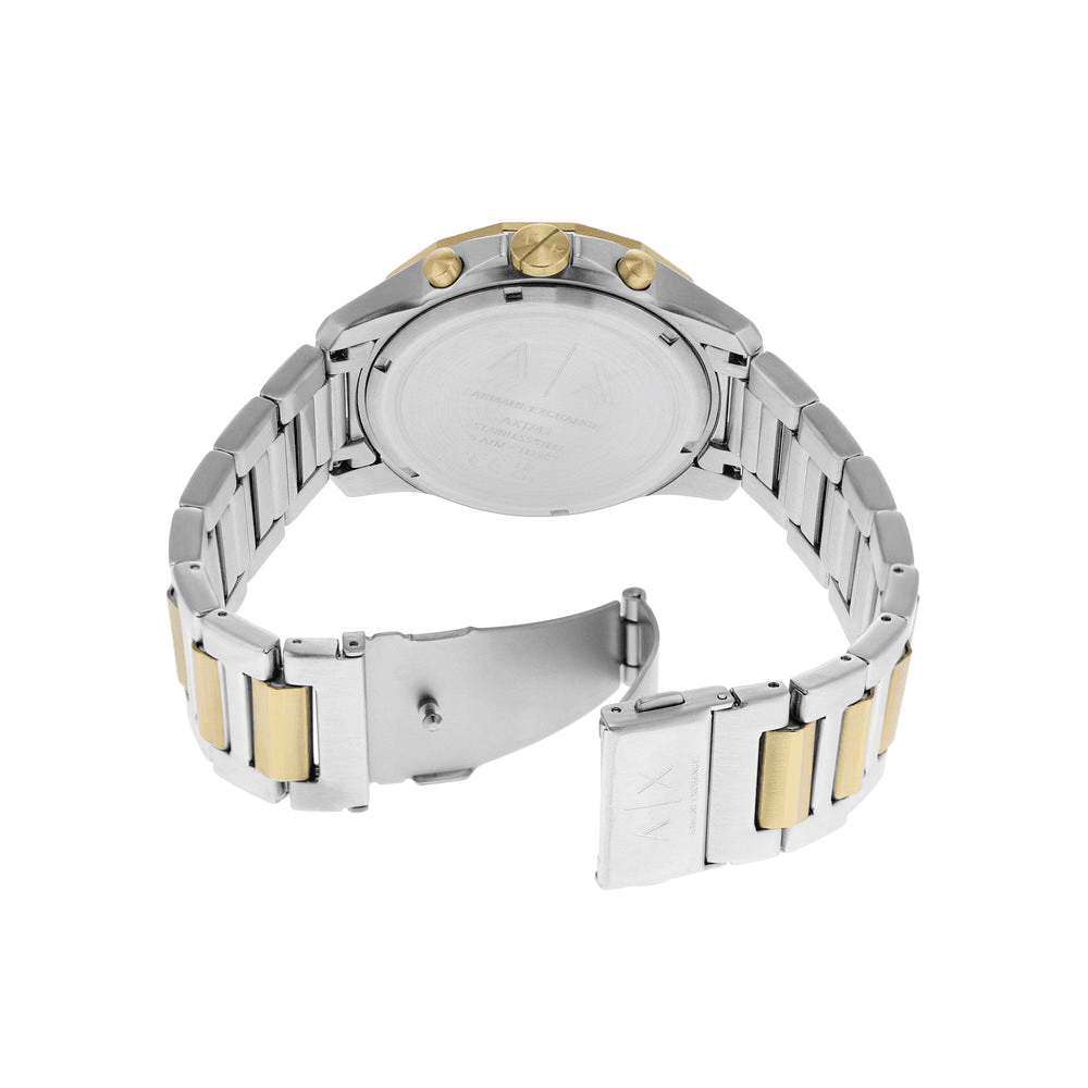 Armani Exchange Chronograph Two-Tone Stainless Steel Watch and Bracelet Set AX7148SET Armani Exchange 