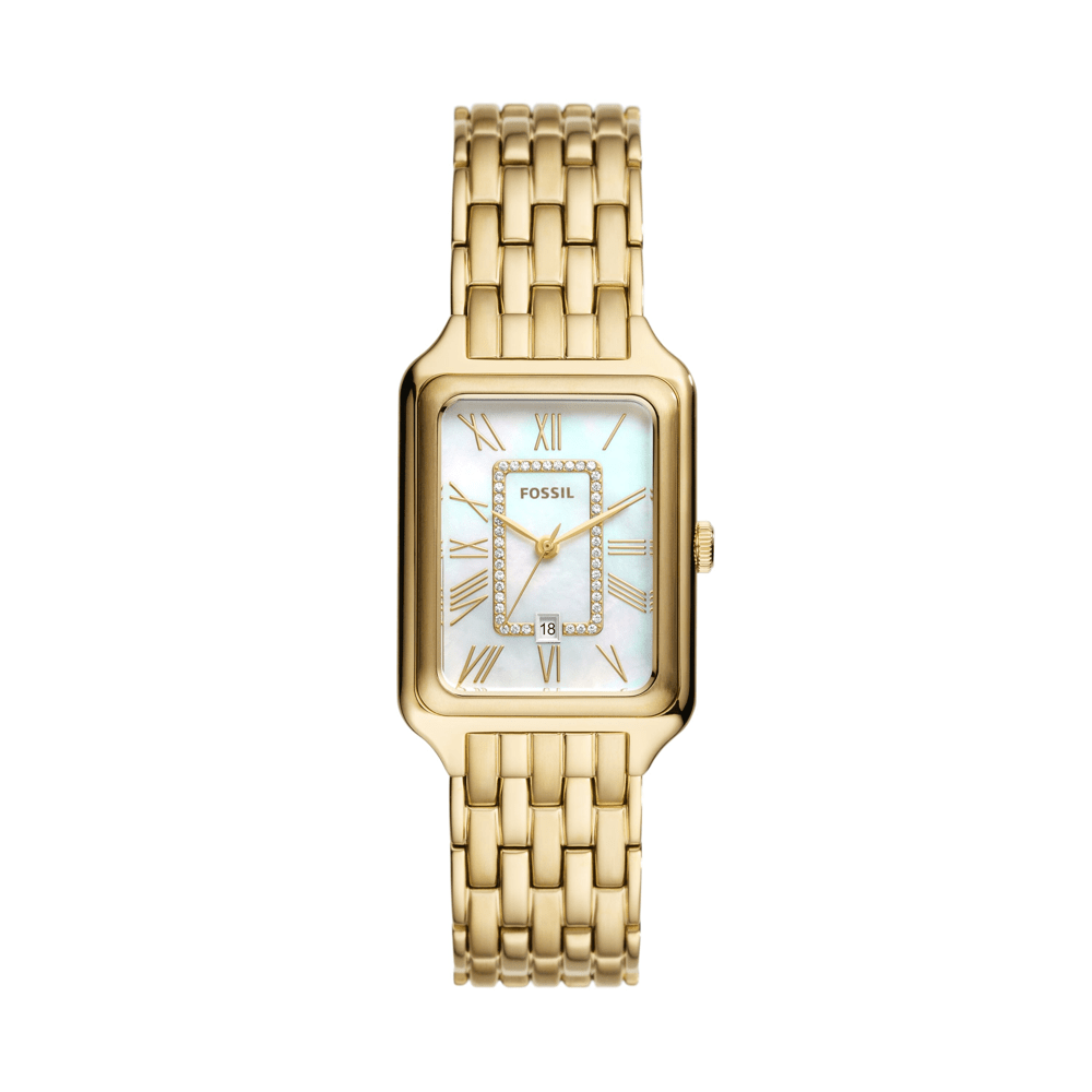 Fossil Raquel Three-Hand Date Gold-Tone Stainless Steel Watch ES5304 Watches Fossil 