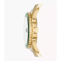 Fossil Blue Dive Green and Gold Men's Watch FS6030 Watches Fossil 