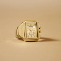 Fossil Raquel Watch Ring Two-Hand Gold-Tone Stainless Steel ES5343 Watches Fossil 