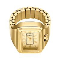 Fossil Raquel Watch Ring Two-Hand Gold-Tone Stainless Steel ES5343 Watches Fossil 