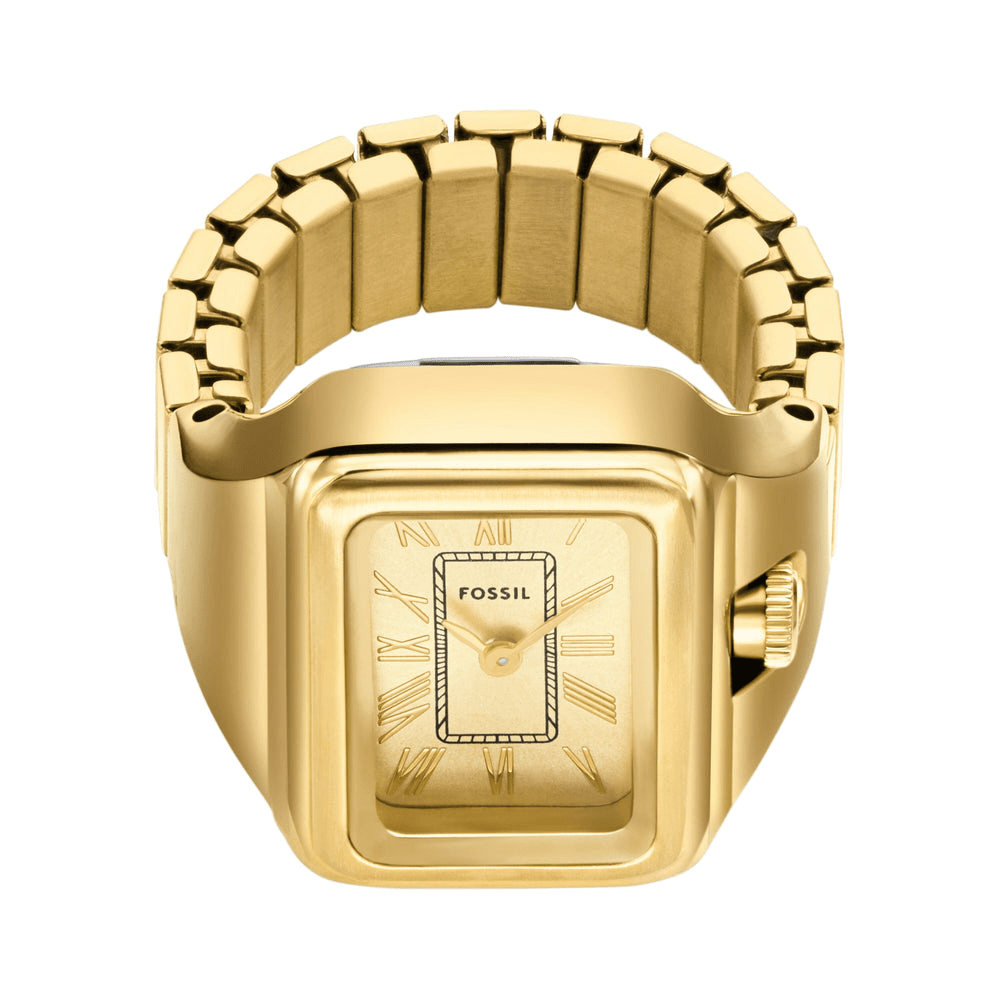 Fossil Raquel Watch Ring Two-Hand Gold-Tone Stainless Steel ES5343 Watches Fossil 