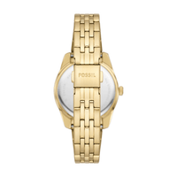 Fossil Scarlette Three-Hand Date Gold-Tone Stainless Steel Watch ES5338 Watches Fossil 