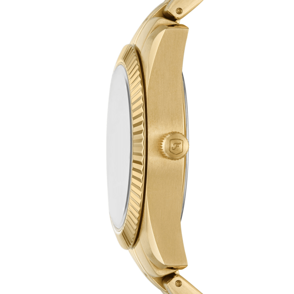 Fossil Scarlette Three-Hand Date Gold-Tone Stainless Steel Watch ES5338 Watches Fossil 