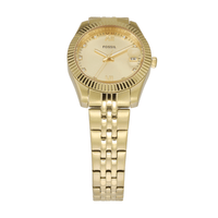 Fossil Scarlette Three-Hand Date Gold-Tone Stainless Steel Watch ES5338 Watches Fossil 