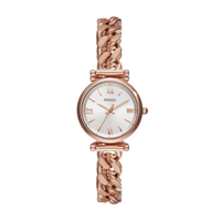 Fossil Carlie Three-Hand Rose Gold-Tone Stainless Steel Watch ES5330 Watches Fossil 