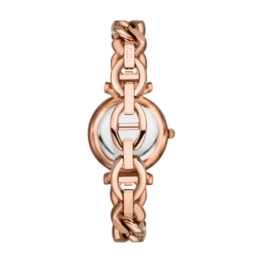Fossil Carlie Three-Hand Rose Gold-Tone Stainless Steel Watch ES5330 Watches Fossil 