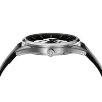 Armani Exchange Multifunction Black Leather Watch AX1872 Watches Armani Exchange 
