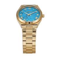 Michael Kors Lennox Three-Hand Gold-Tone Stainless Steel Watch MK7460 Watches Michael Kors 