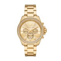 Michael Kors Wren Chronograph Gold-Tone Stainless Steel Watch MK7428 Watches Michael Kors 