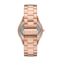 Michael Kors Slim Runway Three-Hand Rose Gold-Tone Stainless Steel Watch MK4733 Watches Michael Kors 