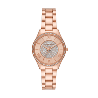 Michael Kors Lauryn Three-Hand Rose Gold-Tone Stainless Steel Watch MK4736 Michael Kors 