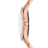 Michael Kors Lauryn Three-Hand Rose Gold-Tone Stainless Steel Watch MK4736 Michael Kors 