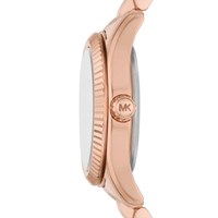 Michael Kors Lexington Three-Hand Rose Gold-Tone Stainless Steel Watch MK4739 Watches Michael Kors 