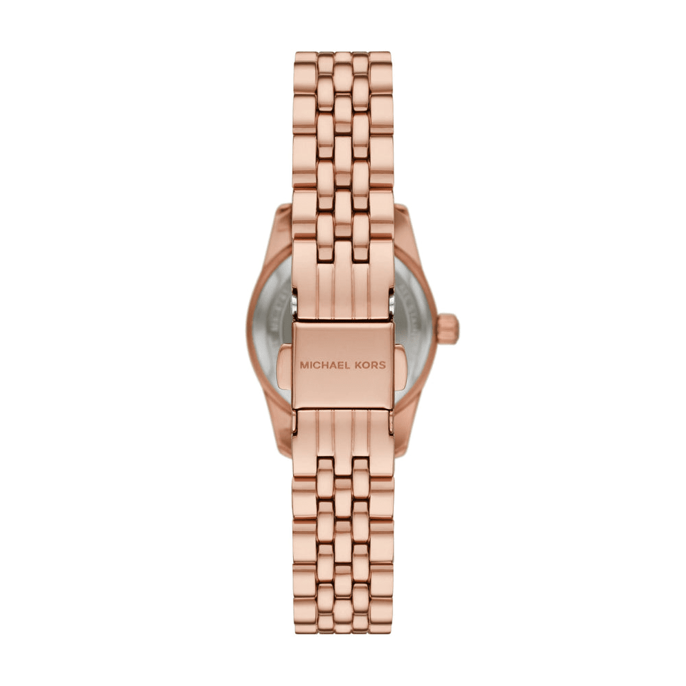 Michael Kors Lexington Three-Hand Rose Gold-Tone Stainless Steel Watch MK4739 Watches Michael Kors 