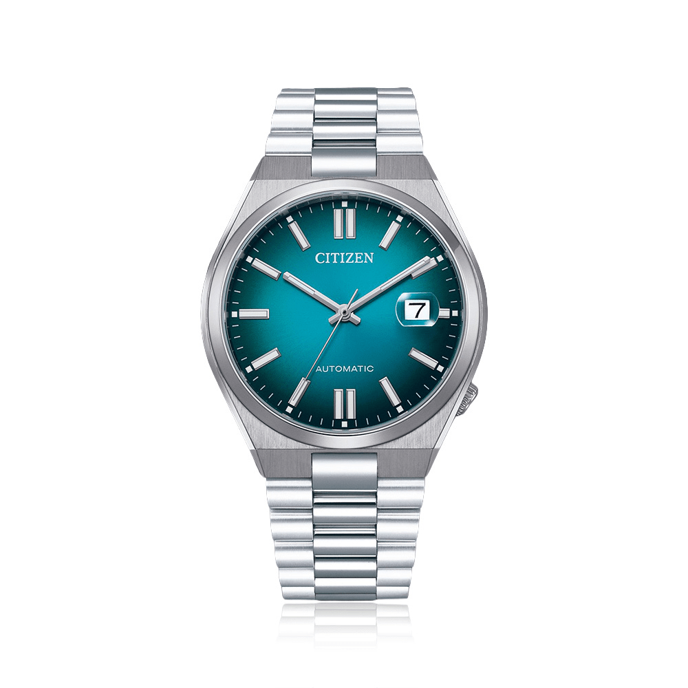 Citizen Tsuyosa Ocean Blue and Silver Automatic Watch NJ0151-88X Watches Citizen 