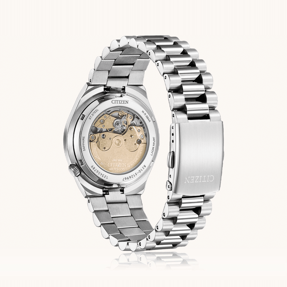 Citizen Tsuyosa Ocean Blue and Silver Automatic Watch NJ0151-88X Watches Citizen 