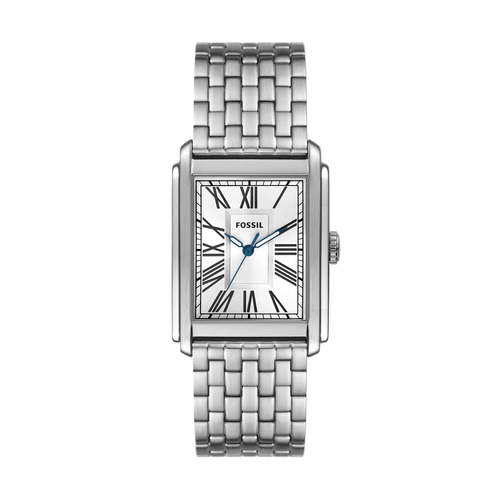 Fossil Carraway Three-Hand Stainless Steel Watch FS6008 Bevilles Jewellers 