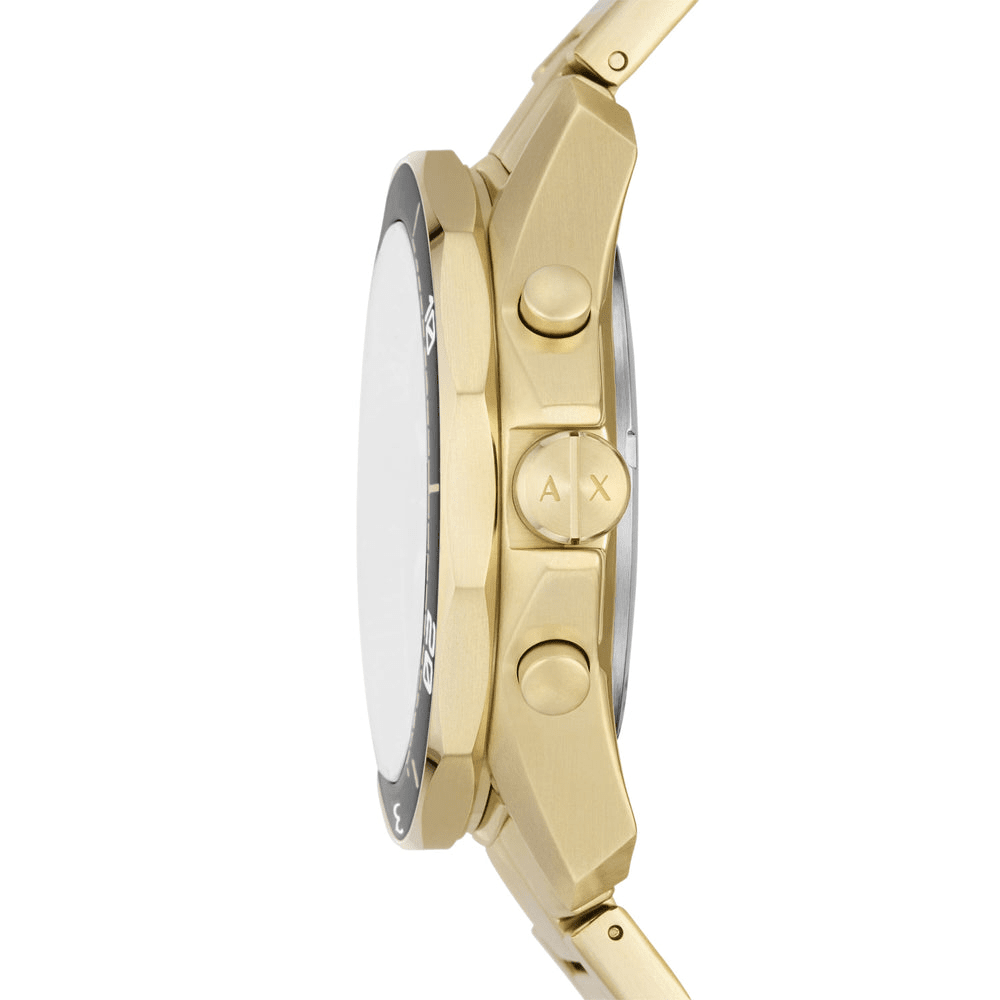 Armani Exchange Chronograph Gold-Tone Stainless Steel Watch AX1958 Watches Armani Exchange 
