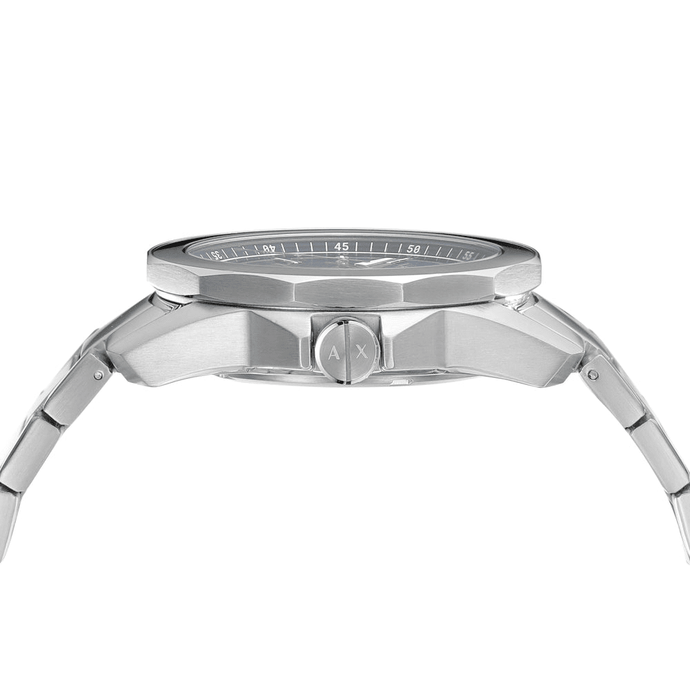 Armani Exchange Three-Hand Date Stainless Steel Watch AX1950 Watches Armani Exchange 