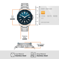 Armani Exchange Three-Hand Date Stainless Steel Watch AX1950 Watches Armani Exchange 