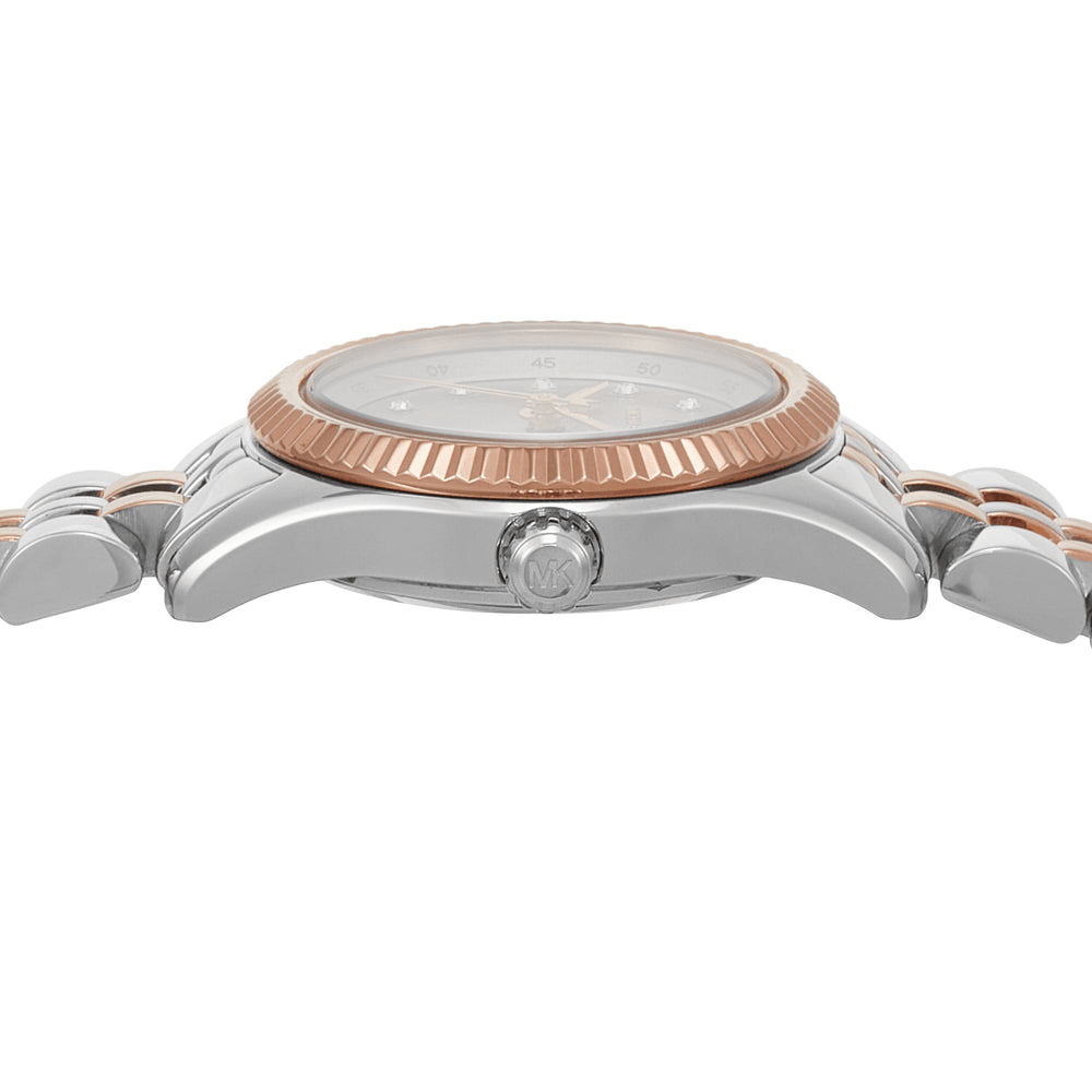 Michael Kors Lexington Three-Hand Two-Tone Stainless Steel Watch and Bracelets Gift Set MK4817SET Watches Michael Kors 