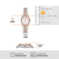 Michael Kors Lexington Three-Hand Two-Tone Stainless Steel Watch and Bracelets Gift Set MK4817SET Watches Michael Kors 