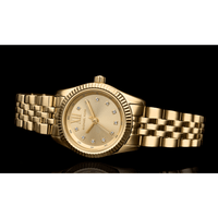 Michael Kors Lexington Three Hand Gold Tone Stainless Steel Watch MK4741 Watches Michael Kors 