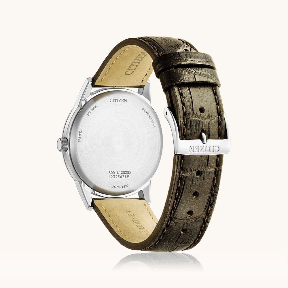 Citizen Dress Eco-Drive Men's White Watch AW0100-19A Watches Citizen 
