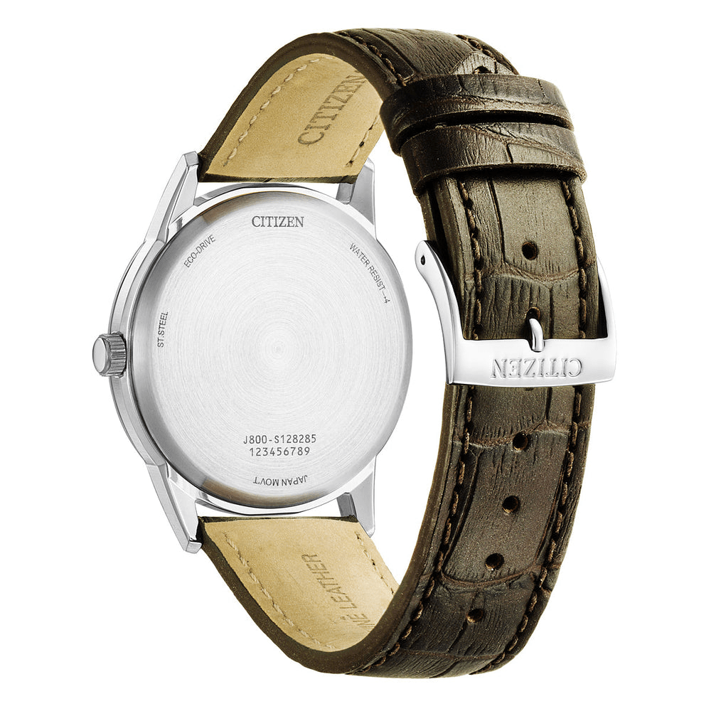 Citizen Dress Eco-Drive Men's White Watch AW0100-19A Watches Citizen 
