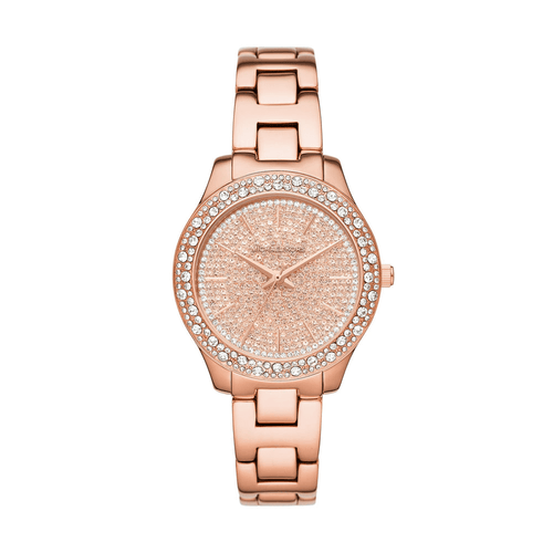Michael Kors Liliane Rose Gold Women's Watch MK4651 Bevilles Jewellers 