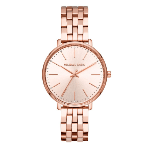 Michael Kors Pyper Rose Gold-Tone Analogue Watch MK3897 Bevilles Jewellers 