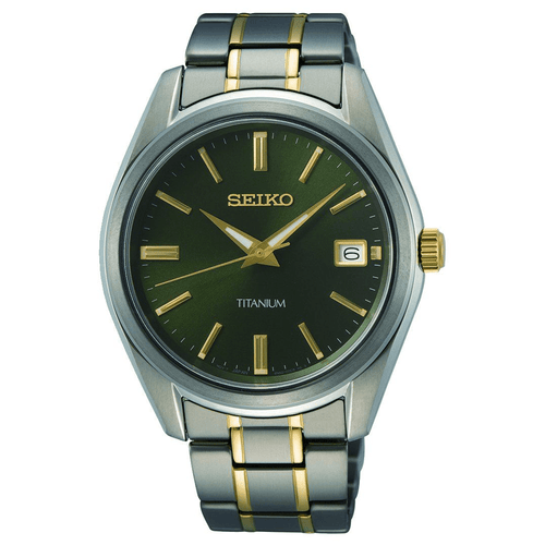 Seiko Titanium 2 Tone Watch SUR377P Watches Seiko 