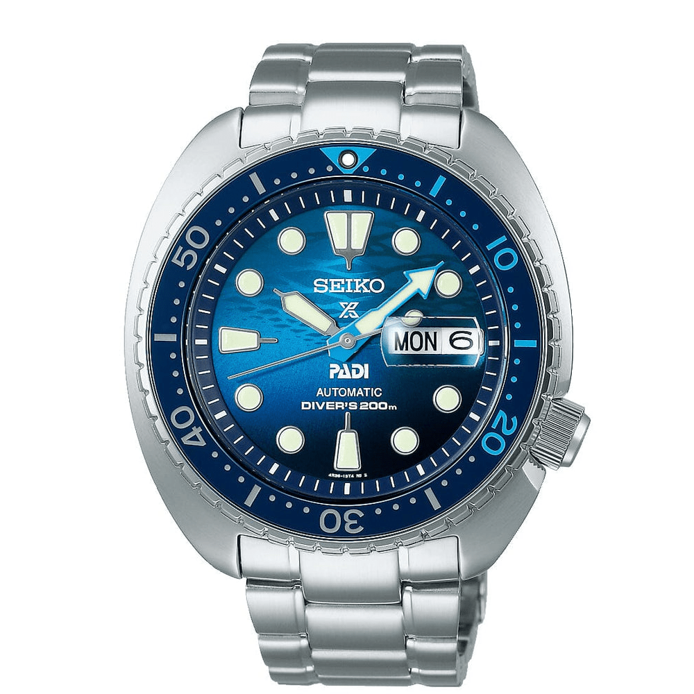 Seiko Prospex Sea Silver and Blue Men's Watch SRPK01K Watches Seiko 