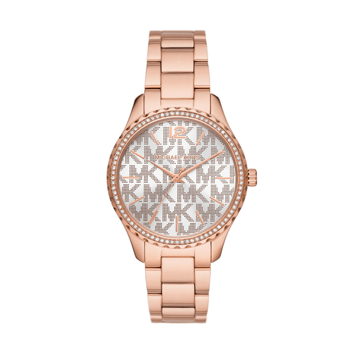 Michael Kors Layton Rose Gold Women's Watch MK7297 Bevilles Jewellers 