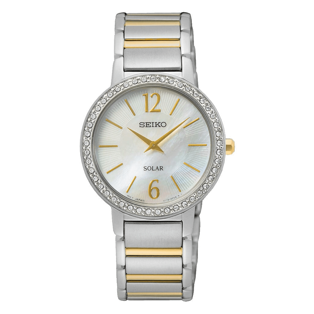 Seiko Two Tone Women's Watch SUP469P Bevilles Jewellers 
