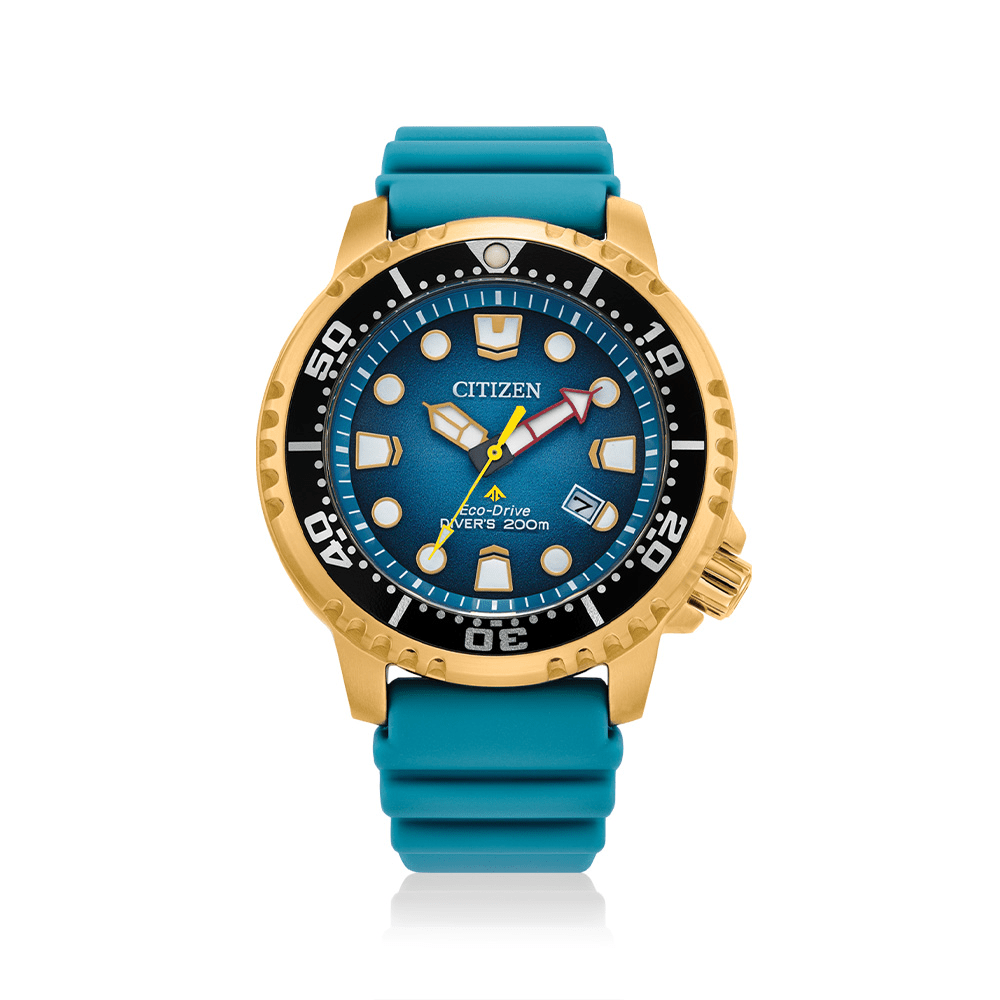 Citizen Promaster Marine BN0162-02X Blue and Gold Men's Watch Watches Citizen 