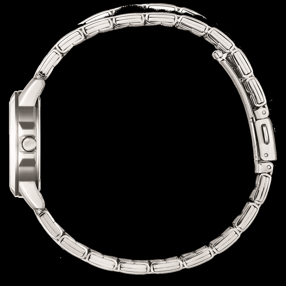 Citizen Ladies Silver and Black Watch EQ0601-54F Watches Citizen 