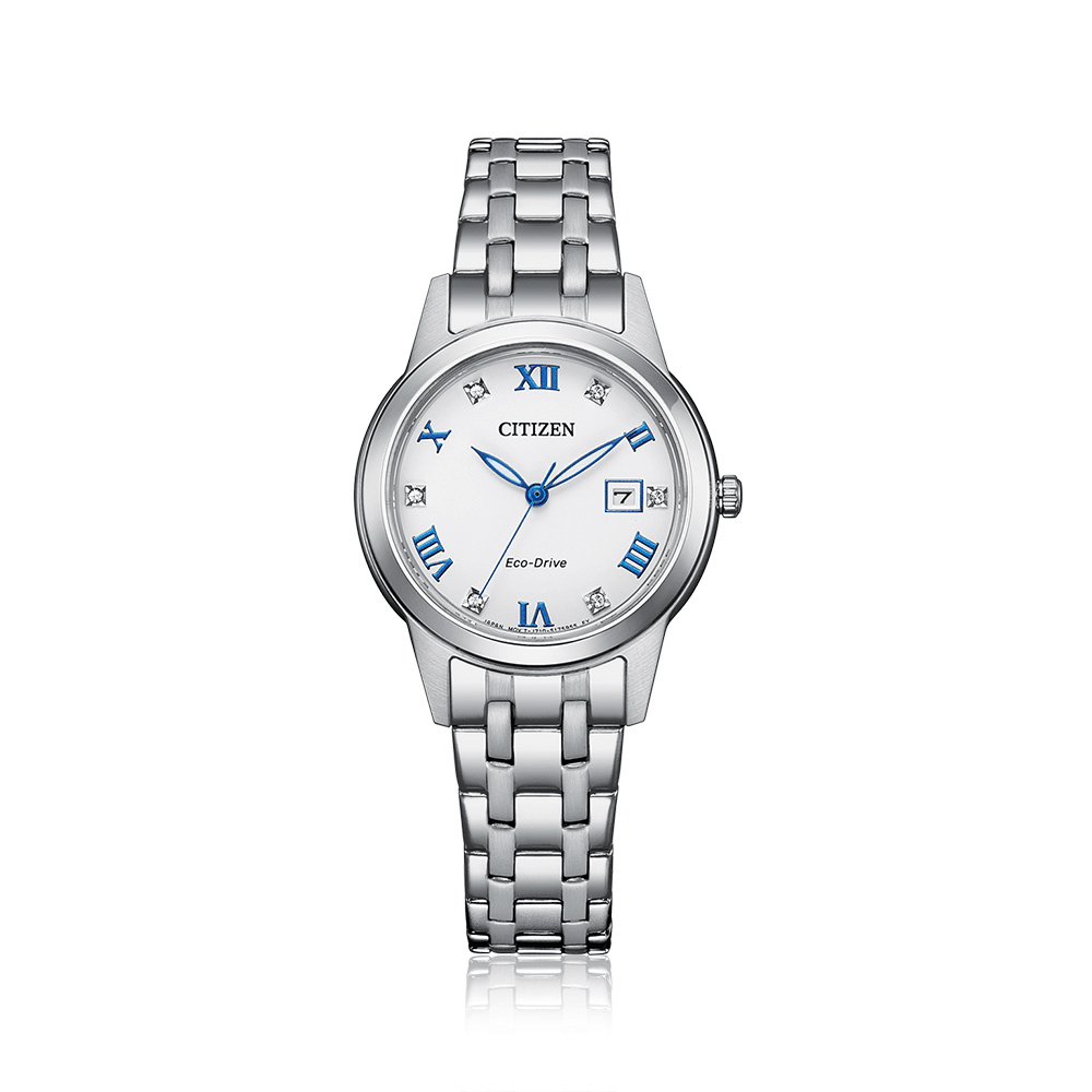 Citizen Dress Eco-Drive Women's White Watch FE1240-81A Watches Citizen 