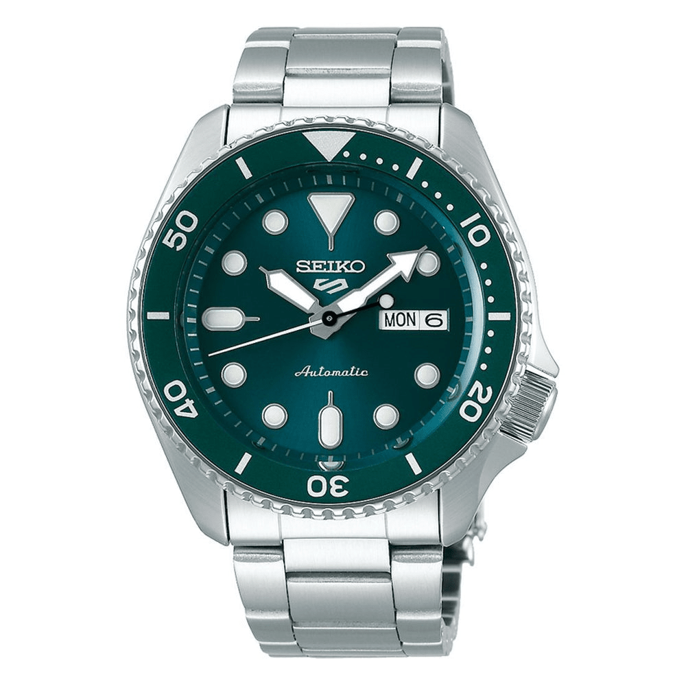 Seiko Automatic Green and Silver Watch SRPD61 Watches Seiko 