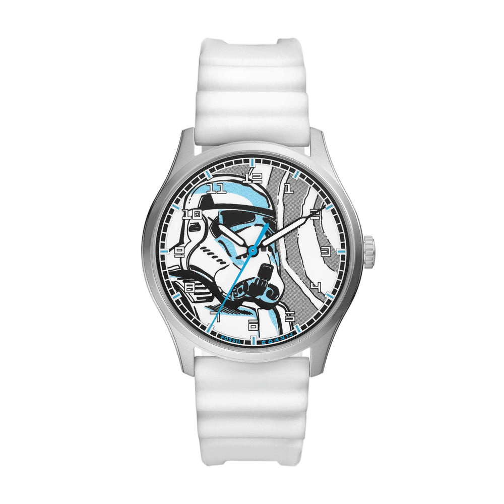 Fossil Special Edition Star Wars Stormtrooper Three-Hand White Silicone Watch SE1108 Watches Fossil 