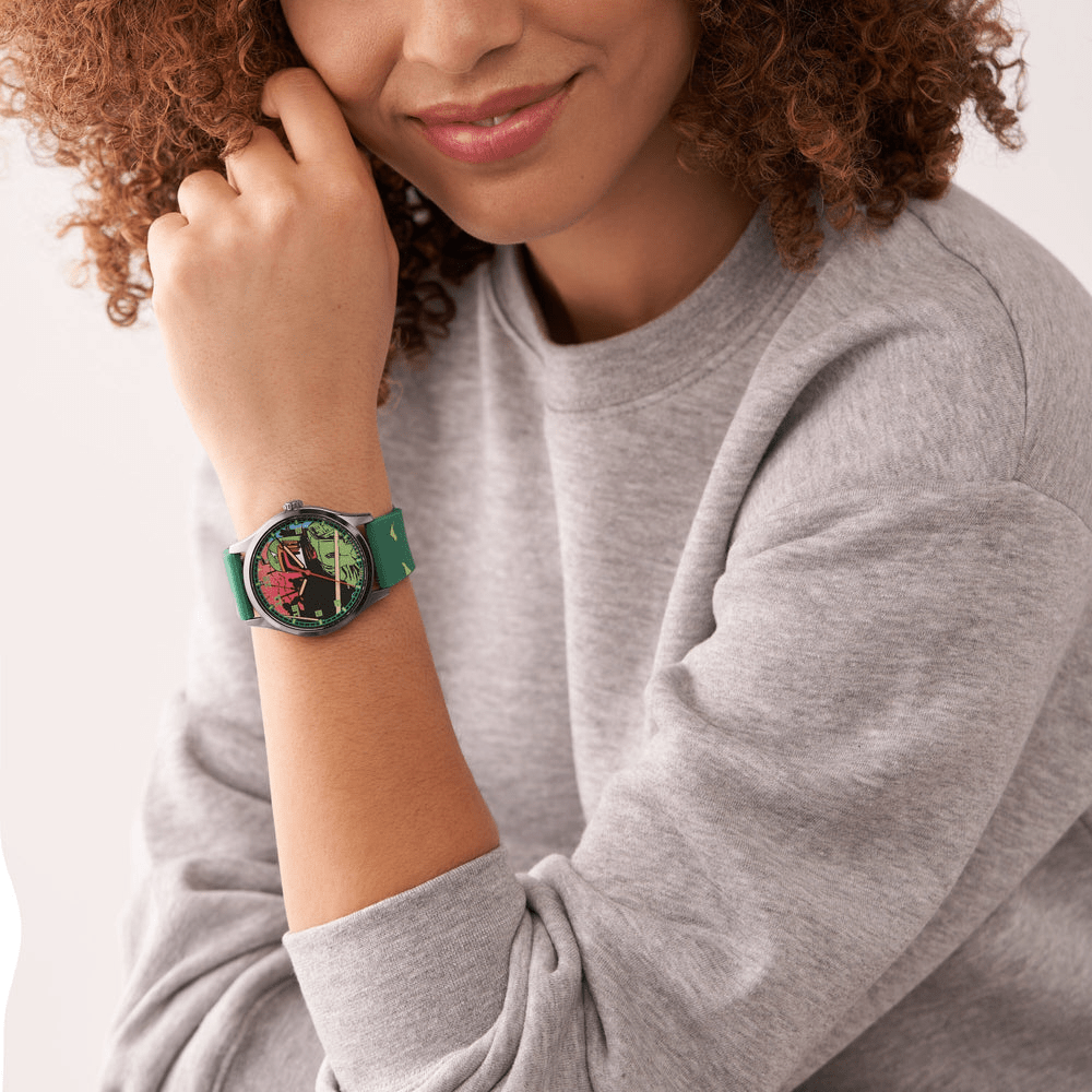 Fossil Special Edition Star Wars Boba Fett Three-Hand Green Silicone Watch SE1106 Watches Fossil 