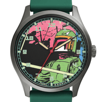 Fossil Special Edition Star Wars Boba Fett Three-Hand Green Silicone Watch SE1106 Watches Fossil 