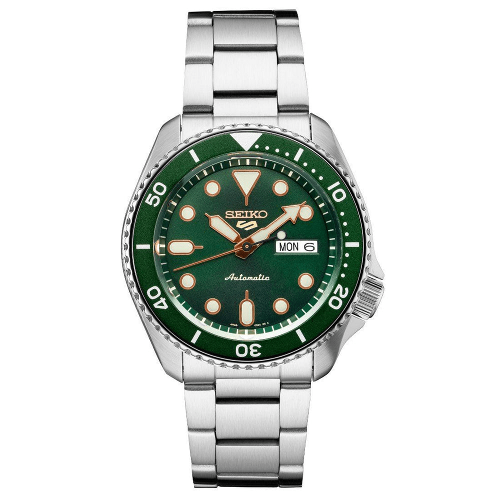 Seiko Automatic Green Face Men's Watch SRPD63 Watches Seiko 