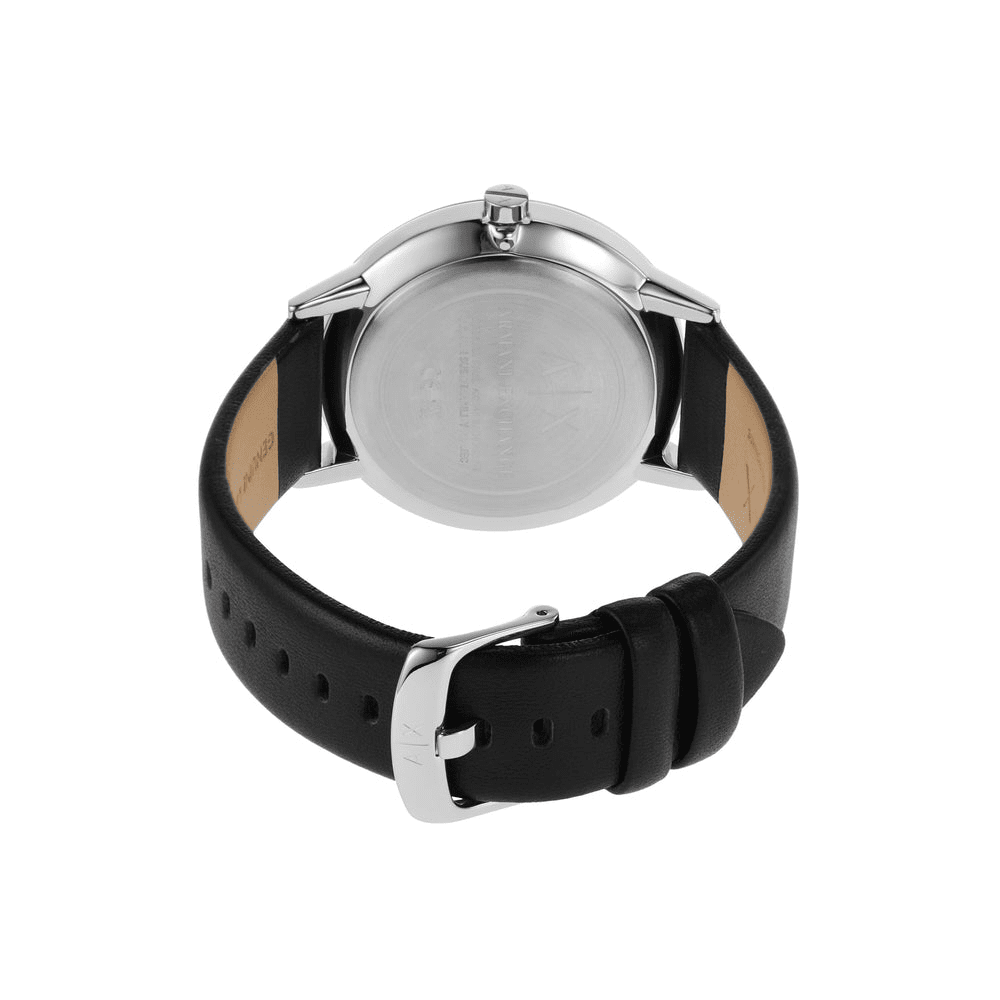 Armani Exchange Cayde Silver and Black Men's Watch AX2745 Watches Armani Exchange 