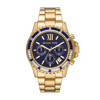 Michael Kors Everest Blue and Gold Women's Watch MK6971 Watches Michael Kors 
